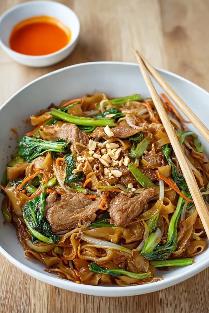 Quick Chicken Drunken Noodles Recipe