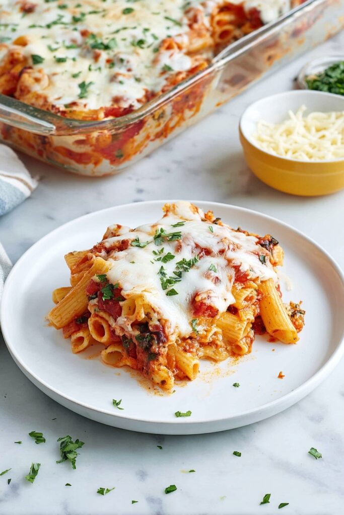 Vegetable Baked Ziti Recipe
