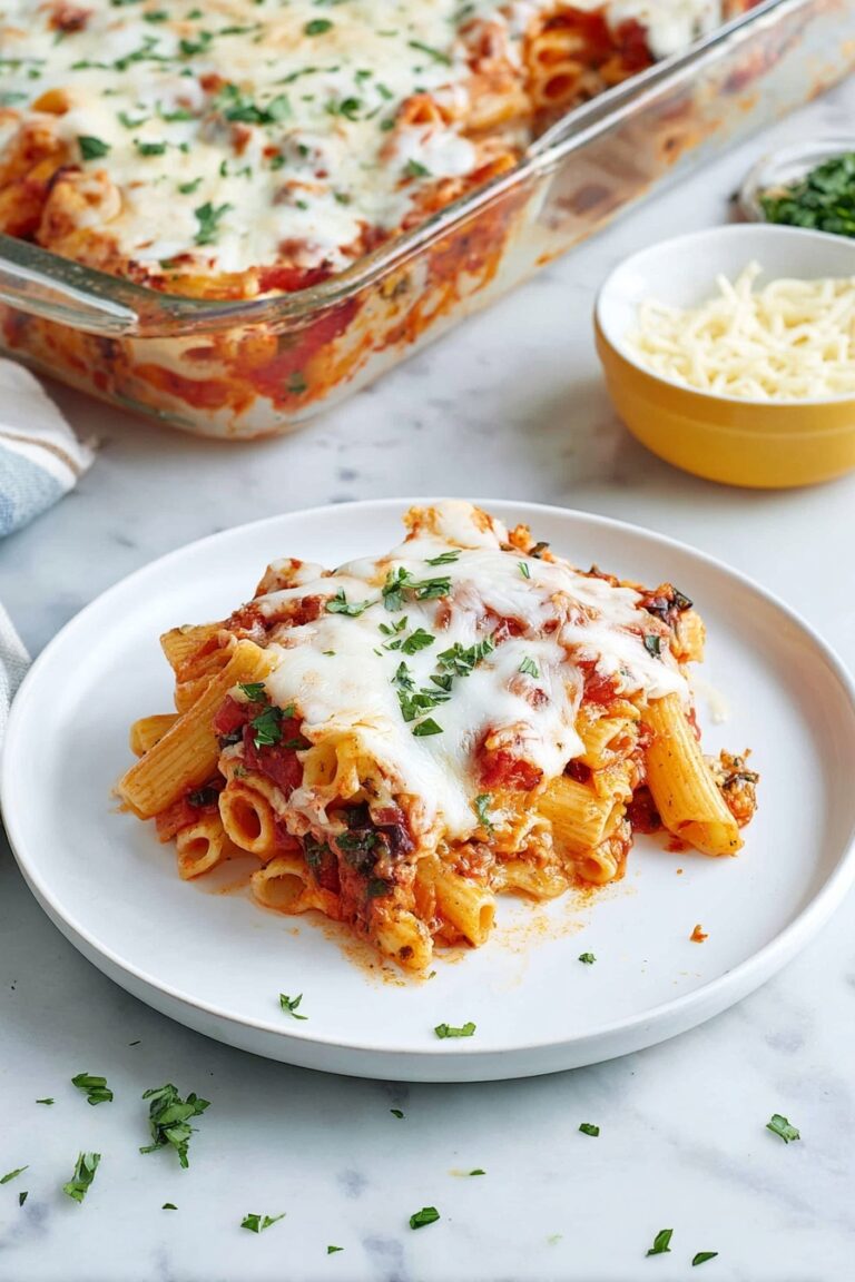 Vegetable Baked Ziti Recipe