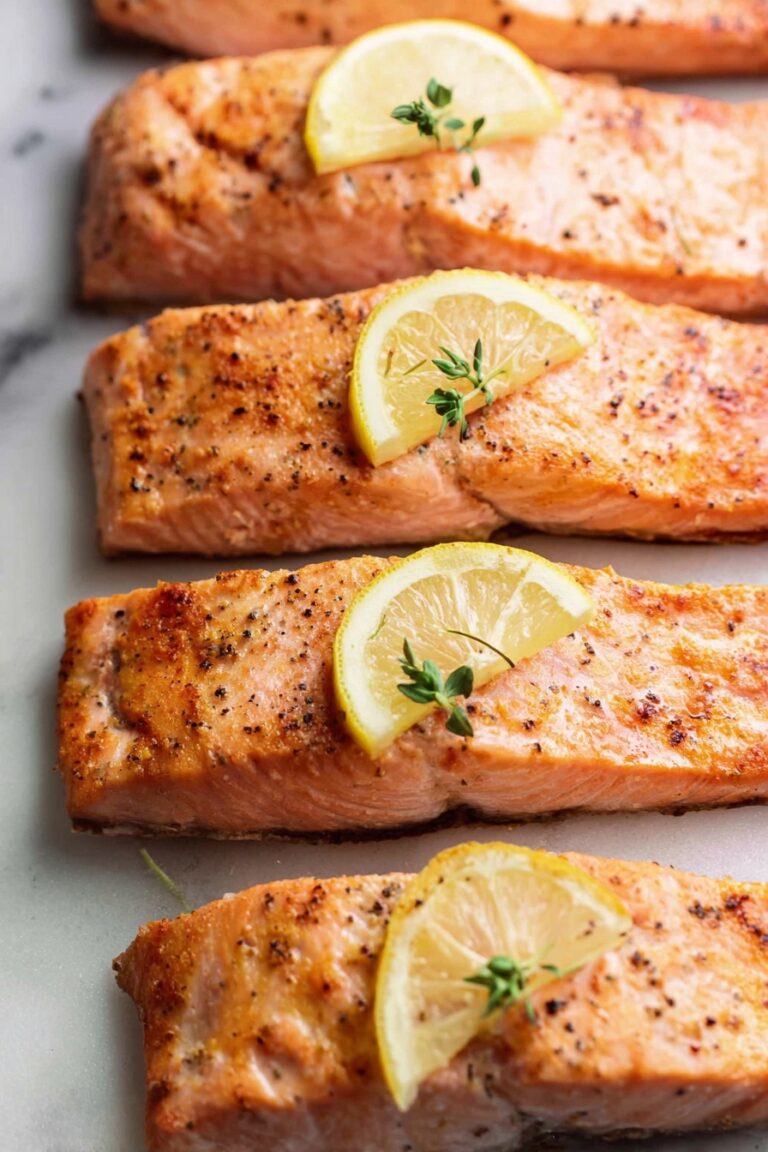 Healthy Baked Salmon with Lemon and Garlic Recipe
