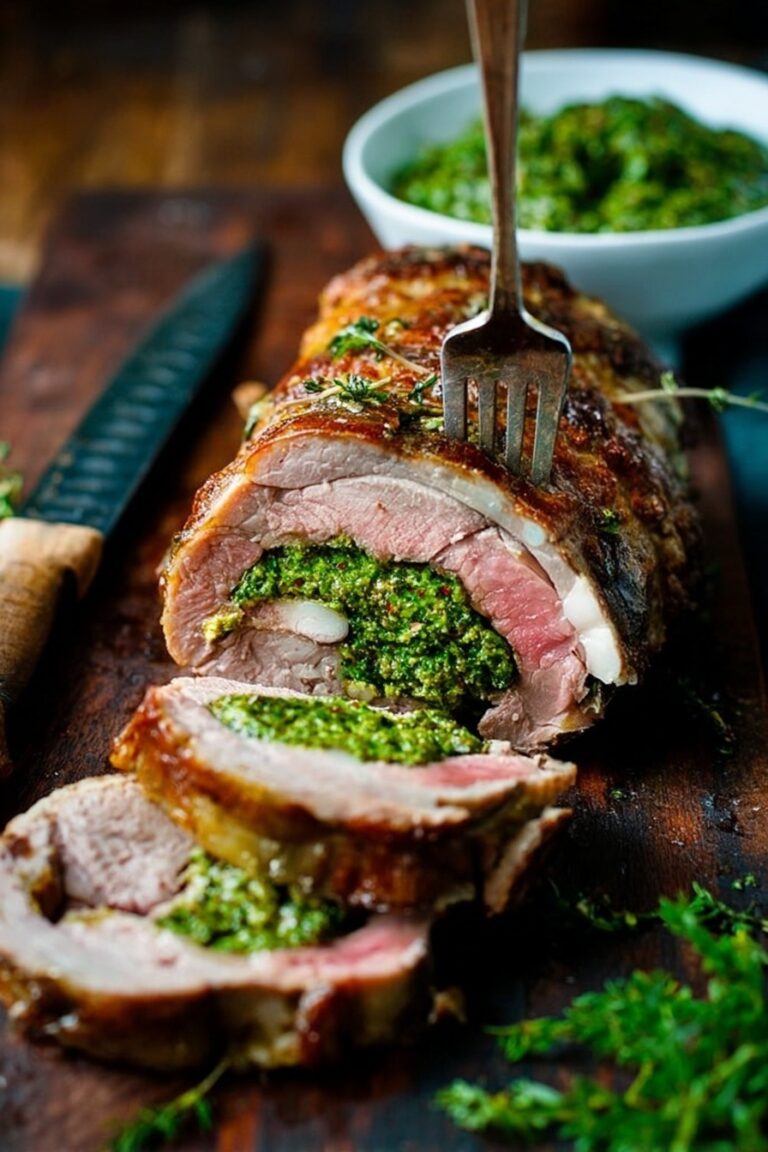 Herb Crusted Leg of Lamb Roast Recipe