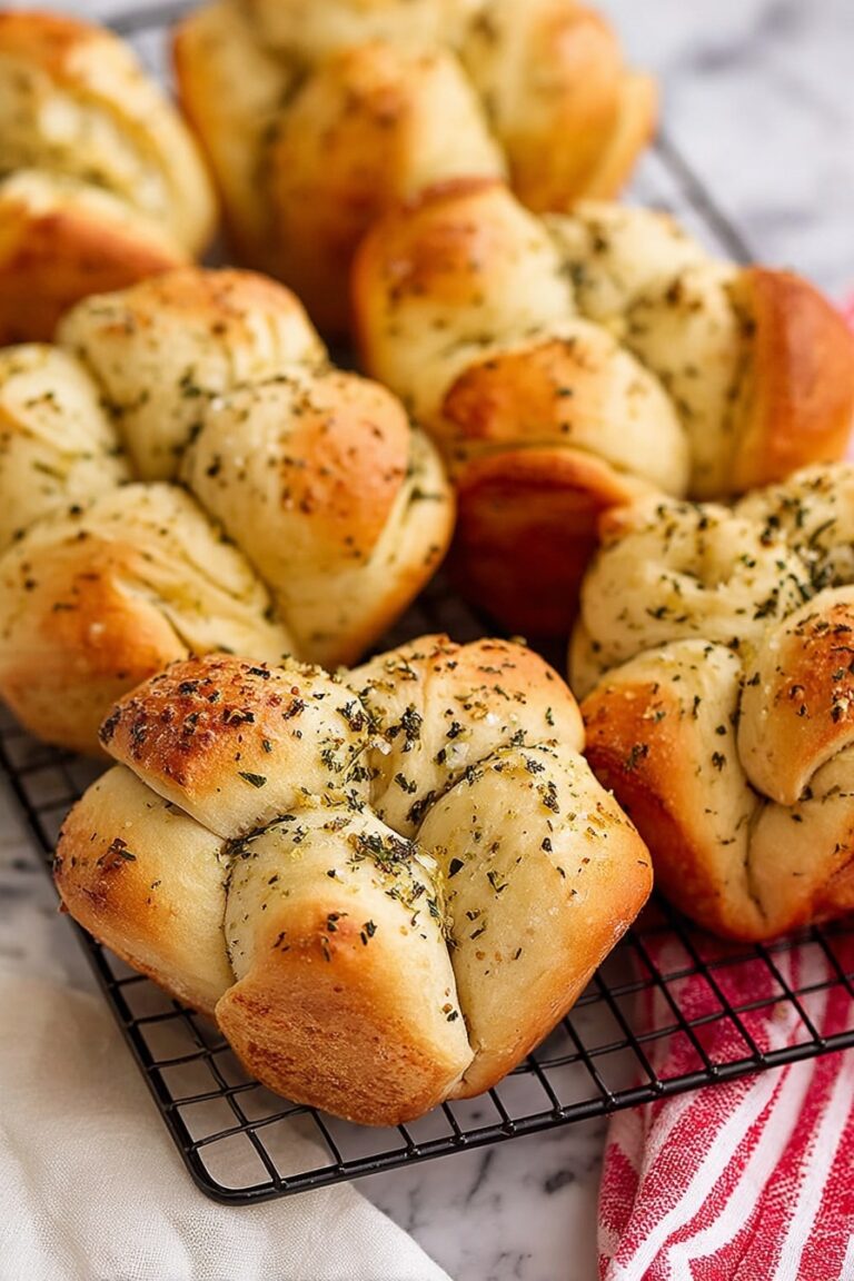 Garlic Herb Pull-Apart Rolls Recipe