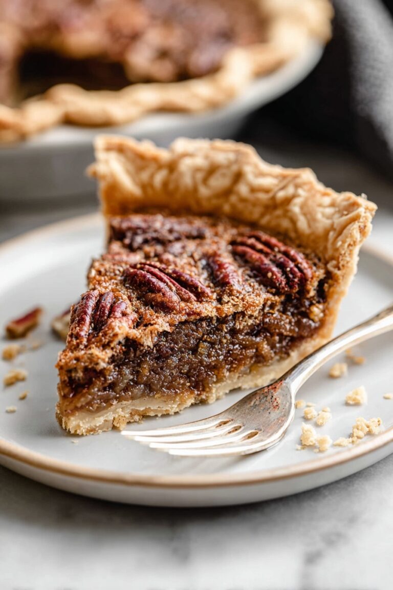 Easy Pecan Pie with Rich Caramel Filling Recipe
