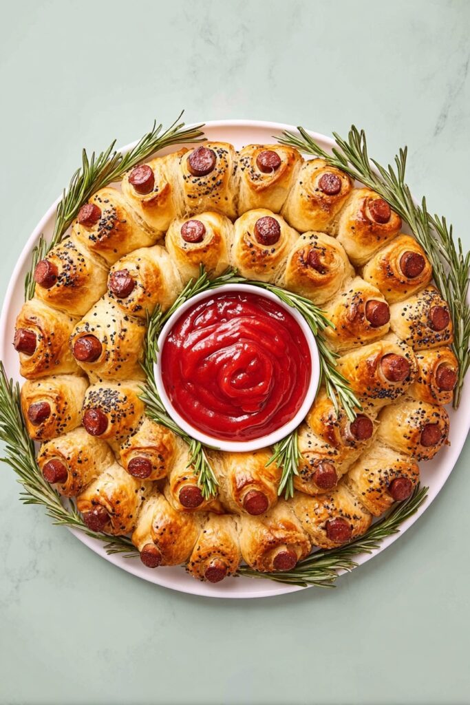 Sausage Roll Wreath Recipe