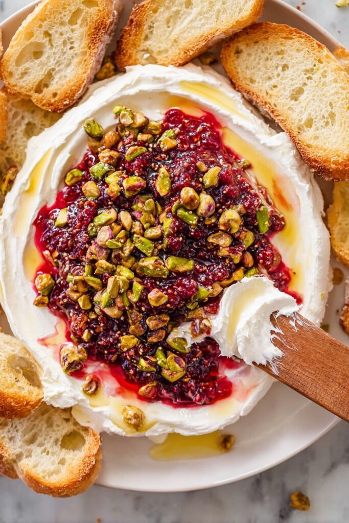 Cranberry Feta Dip with Pistachios Recipe
