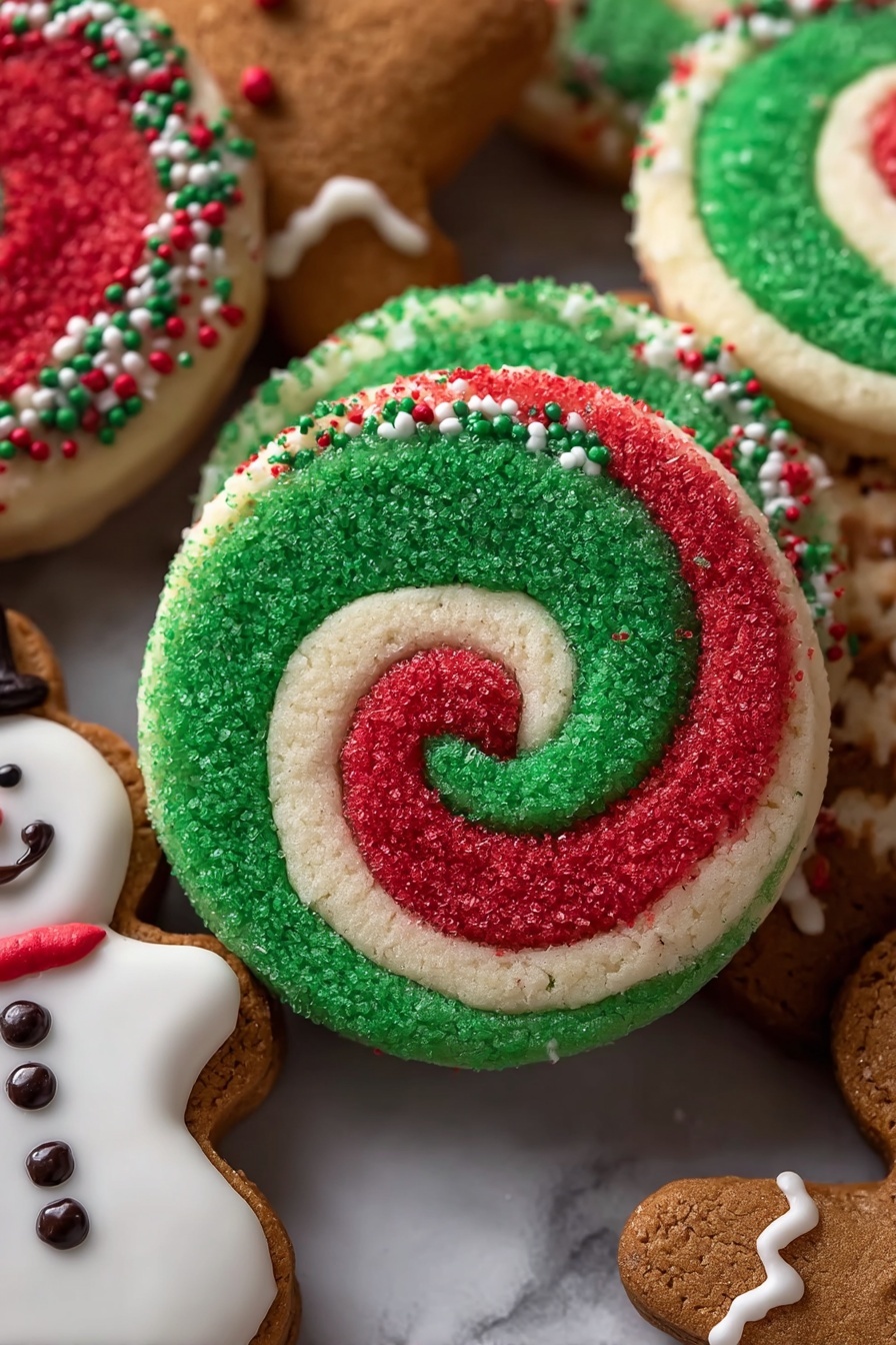 Swirled Christmas Cookies Recipe - Serving