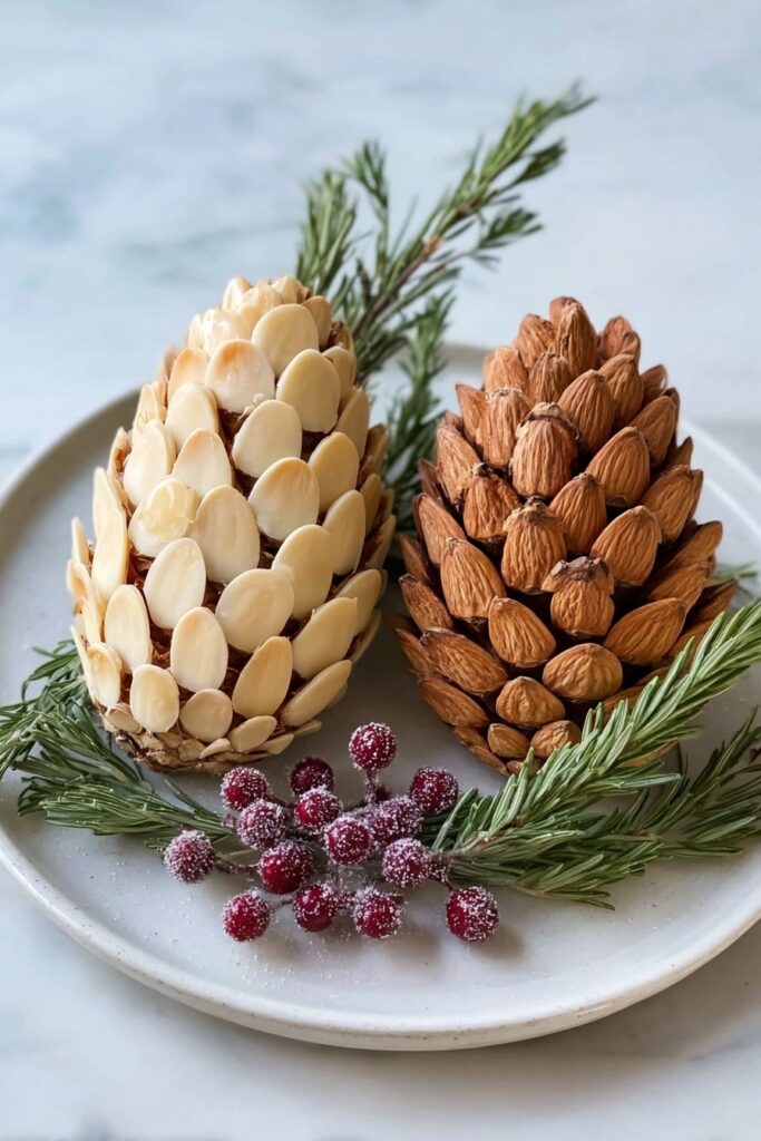 Pinecone Cheese Ball Recipe with Nuts and Herbs Recipe