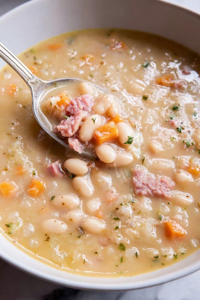 Hearty Navy Bean and Ham Soup Recipe